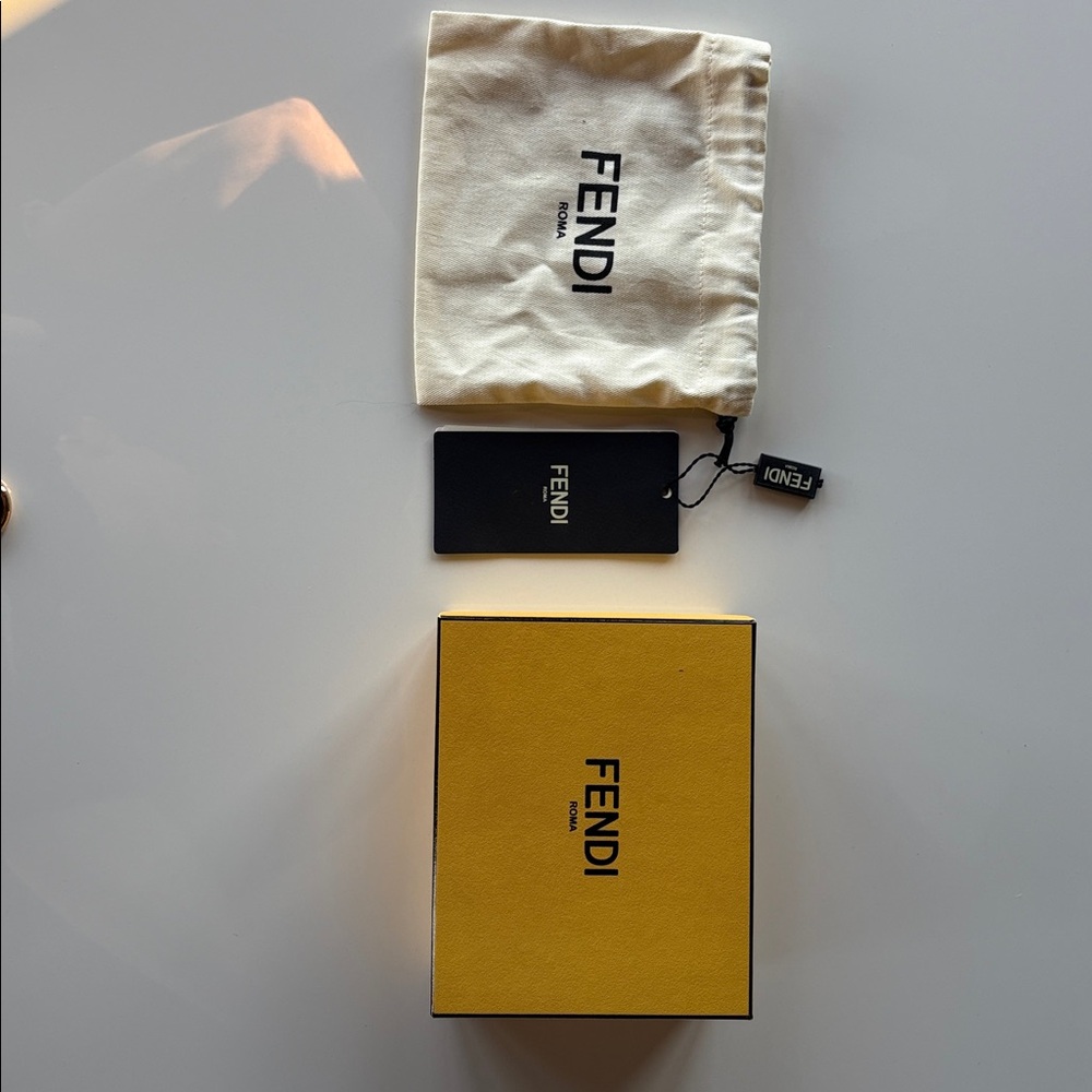 Fendi Black and Gold Monster Bag Charm - Picture 4 of 7